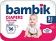 Подгузники детские одноразовые, размер 3, 4-9 кг, 36 шт. - Bambik Medium 36шт (1205955-31102960) - изображение 2