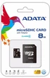 ADATA microSDHC 8GB Class4 + SD-adapter (AUSDH8GCL4-RA1) - зображення 2