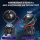 Нічник проектор зоряного неба Космонавт с зірочкою, від USB, з пультом, колір чорний - изображение 2