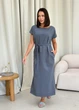 Сукня жіноча вільного крою ART KNIT графіт Маргарет, L 037207 - зображення 6