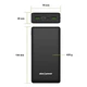 Повербанк AlzaPower Powerbank Ingot 20000mAh Quick Charge + PD3.0 Black - зображення 3