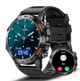 Смарт часы мужские UWatch Canmixs водонепроницаемые противоударные с круглым циферблатом Черный - изображение 2