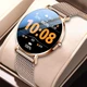 Жіночий смарт-годинник UWatch круглі браслет Рожеве золото - зображення 1