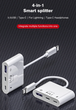 OTG переходник адаптер iOS iPhone iPad c USB флешка SSD Диск микрофон Lightning Type-C айфон Белый - изображение 7
