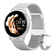 Смарт годинник жіночий UWatch Smart Melisia з двома ремінцями сталеві Сріблястий - зображення 1