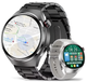 Смарт часы мужские UWatch Watch GT4 PRO Amoled водонепроницаемые с тремя ремешками - изображение 1