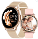 Женские смарт часы UWatch Melisia водонепроницаемые стальные с двумя ремешками Розовый - зображення 5