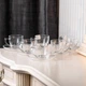 Чайний сервіз скляний на 6 персон Clear TS Kitchen HP572 Прозорий - зображення 3