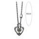 Винтажная подвеска с вращающимся механизмом RotatableNecklace, серебристая - изображение 6