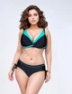 Купальник раздельный Fuba 25059171 Черный 48 (XL) полнота груди 3C-4D ;бедра 103-106 см - изображение 2