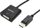 Adapter Accura DisplayPort - DVI-I 0.1 m Black (5907502399838) - obraz 1