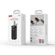 Павербанк XO PR276 30000 mAh 22.5W с быстрой зарядкой PD20W+QC22.5W и встроенными кабелями 2Type-C/Lightning Black - изображение 5