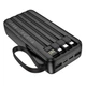 Павербанк Borofone BJ76A 20000 mAh 2USB/Type-C Портативний зовнішній акумулятор Power Bank із вбудованими кабелями USB+Type-C+Micro+Lightning Black - зображення 5