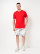 Футболка хлопковая спортивная длинная мужская Reebok 3P RI Left Chest Logo 100070678 S Красная (4065432868389) - изображение 3