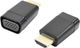 Adapter Accura HDMI - VGA Black (5907502399777) - obraz 1