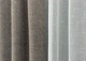 Комплект штор VR-Textil Льон Мішковина 150х270 2шт і Тюль 400х270 1769ш-115т Сірий з білим 71-029/3 - зображення 6
