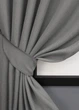 Комплект коротких штор VR-Textil Льон-блекаут № 1797ш Сірий 130х170см 2 шт (35-0380) - зображення 4