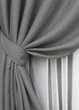Комплект штор на люверсах VR-Textil Льон-блекаут 1797ш Сірий 150х250см 2 шт (37-0264) - зображення 5