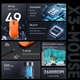 Игровая беспроводная мышь Attack Shark X3 Orange - изображение 9