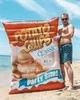 Пляжный матрас Intex Чипсы 178×140 см – удобный надувной лежак для купания - изображение 1