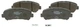 Тормозные колодки дисковые Bosch Nissan, Suzuki (0 986 494 501) - изображение 1