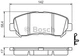 Тормозные колодки дисковые Bosch Nissan, Suzuki (0 986 494 501) - изображение 4