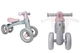Велобег толокар детский Scale Sports 4-х колесный фонарик. Pink and grey (617885963) - изображение 2