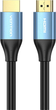 Kabel Vention HDMI - HDMI 1 m Black/Blue (6922794765580) - obraz 2