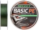 Шнур Select Basic PE 100м (темн-зел.) 0.14мм 15lb/6.8кг (1870-27-62) - изображение 1