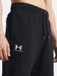 Спортивні штани на флісі чоловічі Under Armour UA Icon Fleece Jogger 1373882-001 2XL Чорні (196039157522) - зображення 4