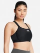 Спортивный топ для фитнеса женский Under Armour UA HeatGear High 1379195-002 XL Черный (196886967152) - изображение 7