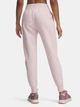 Спортивные штаны на флисе женские Under Armour UA Rival Fleece Jogger 1379438-649 XL Светло-розовые (198632675878) - изображение 2