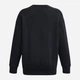 Свитшот оверсайз на флисе женский Under Armour UA Icon Fleece OS Crew 1379475-001 XS Черный (196883848669) - изображение 6