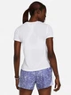 Спортивная футболка для фитнеса женская Under Armour UA Launch Shortsleeve 1382434-100 XS Белая (196885342011) - изображение 2
