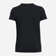 Футболка длинная женская Under Armour UA Rival Core SS 1383648-001 S Черная (196885499661) - изображение 4