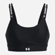 Спортивний топ для фітнесу жіночий Under Armour UA Infinity High 2.0 Bra 1384112-001 S D-DD Чорний (196885804052) - зображення 12