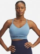 Спортивный топ для фитнеса женский Under Armour Vanish Seamless Low Bra 1384417-418 XL Синий (198632559659) - изображение 9