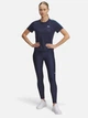 Спортивные леггинсы для фитнеса высокие женские Under Armour UA Tech WM Tape Legging 6006027-403 S Голубые (198632687321) - изображение 3