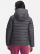 Куртка демисезонная короткая с капюшоном женская Under Armour UA Sportswear Insulate Jkt 6006353-025 XS Серая (198632579121) - изображение 2