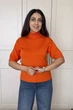 Светр INEDIT 10849 Orange ONE SIZE - изображение 1