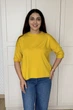 Свитер INEDIT 10850 Yellow ONE SIZE - изображение 1