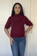 Свитер INEDIT 10849 Burgundy ONE SIZE - изображение 1