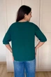 Светр INEDIT 10845 Dark-Green ONE SIZE - зображення 3