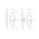 Колодки гальмові Bosch дискові задні SAAB 9000/VOLVO 440/460 -98 0986460996 - зображення 2