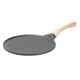 Сковорода-гриль рифленая 26.5 см круглая Серый TS Kitchen HP39581C - изображение 1