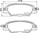 Колодки гальмівні BREMBO P49053 Mazda CX-5 KAY02648ZA, KAY02648Z - зображення 1