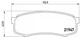 Тормозные колодки BREMBO P83024 Toyota Land Cruiser, 4-Runner; Mitsubishi Pajero; Lexus GX 04466YZZAM, 0446660040, 4605A458 - изображение 1