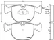 Гальмівні колодки BREMBO P06021 BMW 5 Series, X5, X3, 7 Series 34116761252, 34113427503, 34112357230 - зображення 1