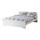 Каркас двоспального ліжка IKEA ASKVOLL 140x200 см білий 390.197.01 - зображення 2