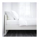 Каркас двоспального ліжка IKEA ASKVOLL 140x200 см білий 390.197.01 - зображення 3